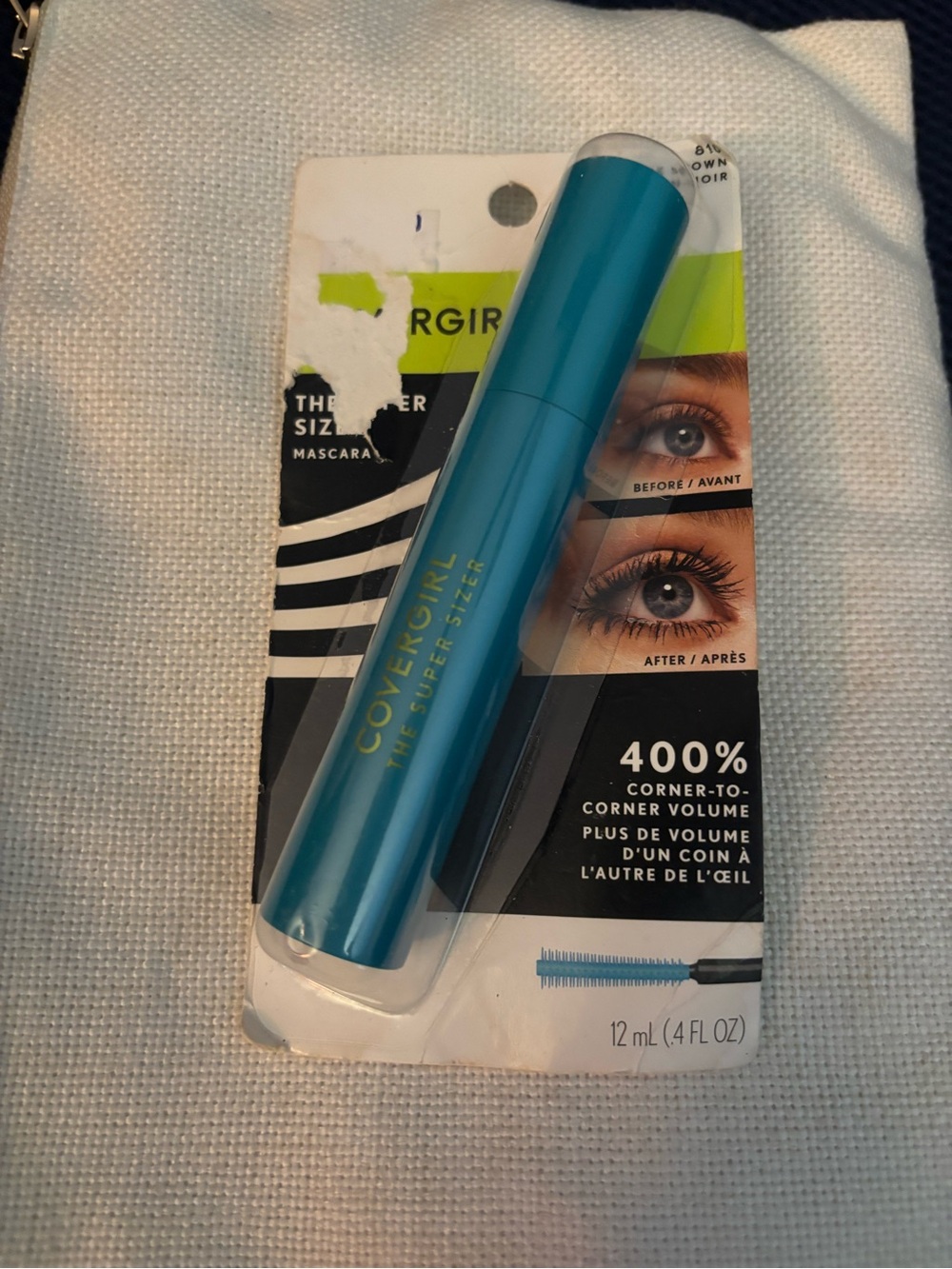 NEW! COVERGIRL The Super Sizer Mascara Black Brown
